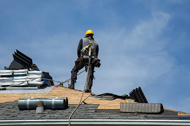 Professional Roofing technician working in Golden, CO
